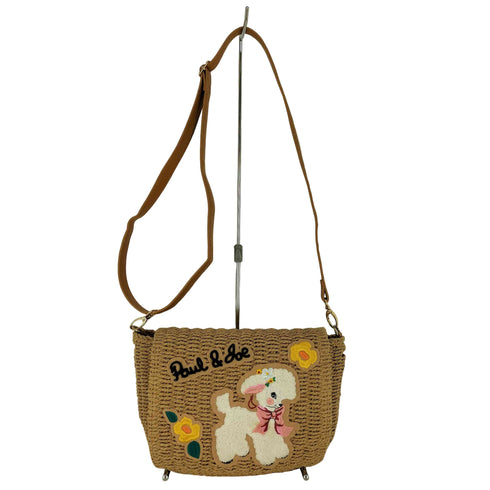 ポールアンドジョー PAUL&JOE ACCESSOIRES もこもこのヒツジ かごショルダーバッグ レディース